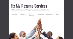 Desktop Screenshot of fixmyresume.net