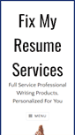 Mobile Screenshot of fixmyresume.net